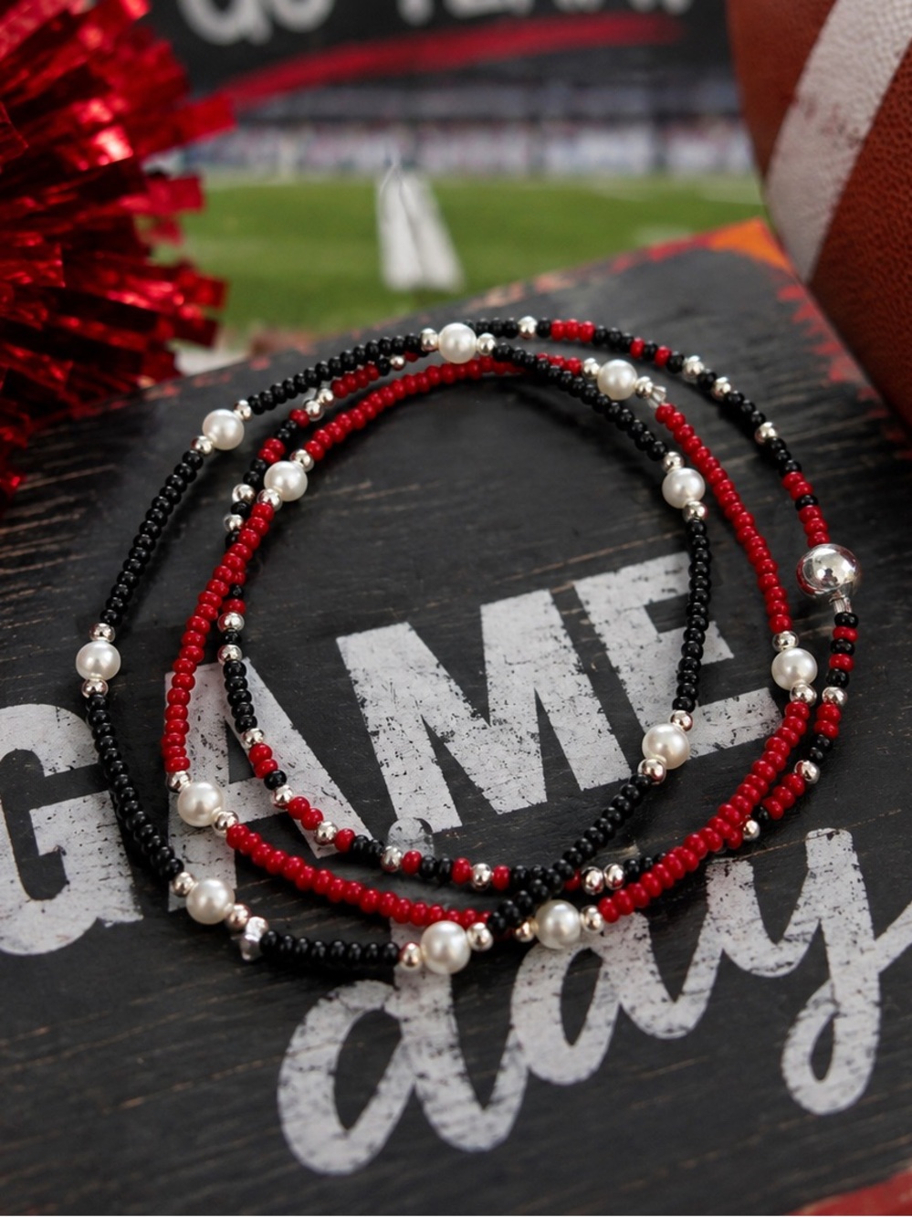 ENewton Inspired Bracelet Stack Game day Trio NEW